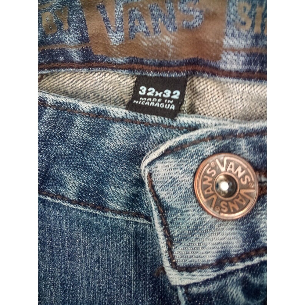 Vans Jeans Men's 32X32 Regular Fit Skater Straight Leg Medium Wash Blue Denim - Picture 4 of 5